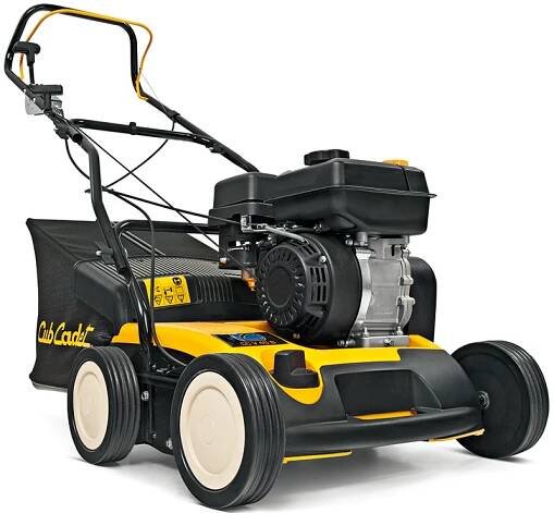 Benzínový vertikutátor a provzdušňovač 2v1 Cub Cadet CC V 40 B, válec s noži i pružnými drátky, 13 990 Kč 
