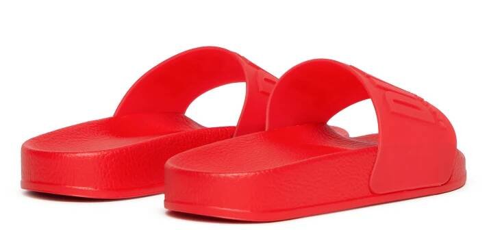 Diesel - SA-MAYEMI CC, Unisex's Semi-transparent rubber pool slides in Red - 3