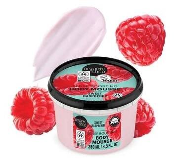 OS0016 OS ORGANIC SHOP SWEET RASPBERRY SENSE BOOSTING BODY MOUSSE 250 ML-2