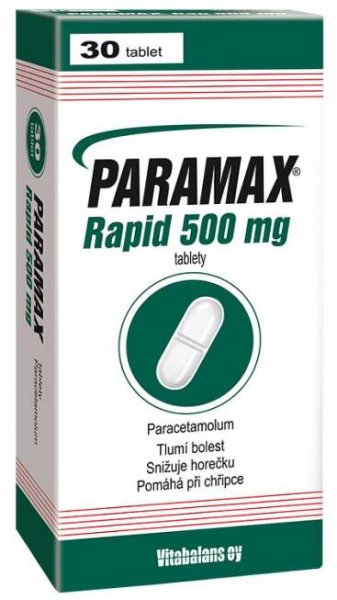 PARAMAX RAPID 500MG neobalené tablety 30