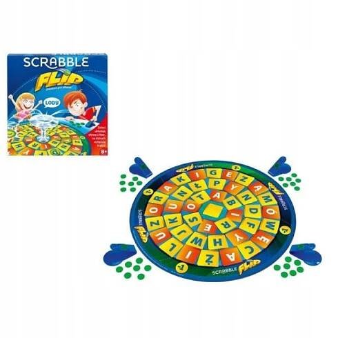 SCRABBLE ZRĘCZNOŚCIOWA GRA SŁOWNA GRA TOWARZYSKA