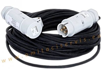 Prodlužovací kabel ,Sondový kabel 3x1,5 vč. koncovek 25bm . Gumový kabel H07RN-F 3G 2,5 mm2 pro vnitřní i venkovní použití. - Omítací Servis