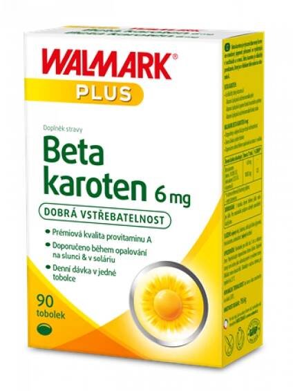 WALMARK Beta karoten 6mg, 90 tob.