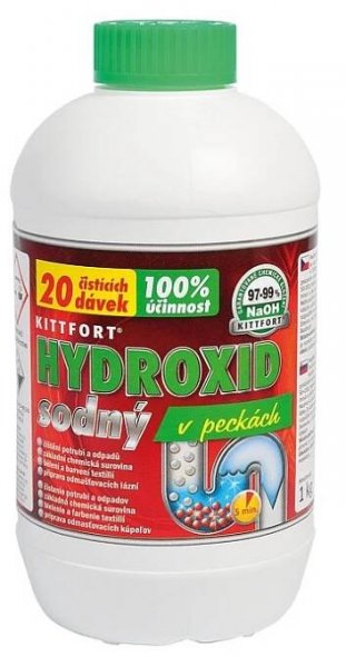 Hydroxid sodný - pecky 1 kg