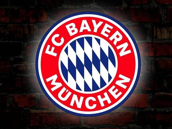 Svítící 3D LED logo Bayern Munchen 50-80 CM