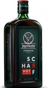 Jägermeister Scharf Hot Ginger 33% 0,7 l (holá láhev)