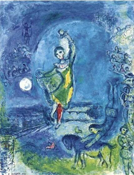 The Juggler of Paris (1969) Marc Chagall