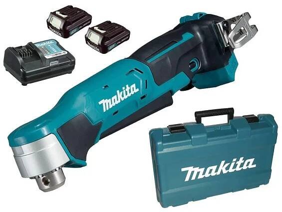 Aku úhlová vrtačka Makita DA332DSAE - 2x aku 10.8V/12V/2.0Ah, 1.4kg, v kufru