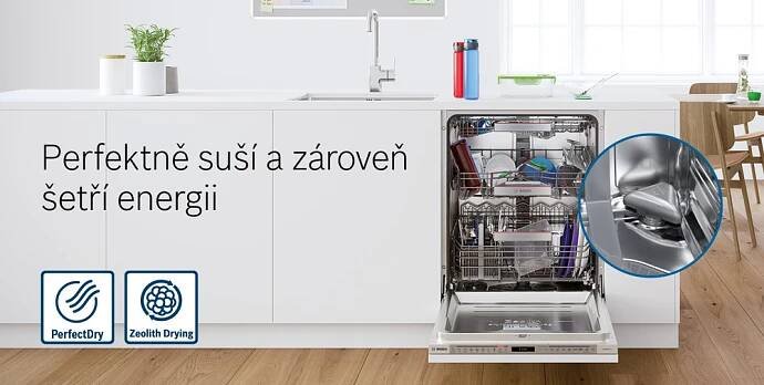 Vestavná myčka nádobí Bosch SMI8YCS03E / 14 sad nádobí / 8 programů / 43 dB / stříbrná jen za 23 170 Kč ✅| Vyberte si na