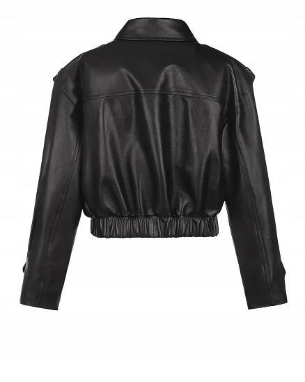 Dámská Bunda Bomber Kožená - Nízká cena na Allegro