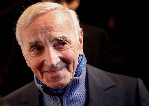 FILE PHOTO: French singer Charles Aznavour attends the annual dinner of CCAF (Co-ordination Council of Armenian organisations of France), in Paris