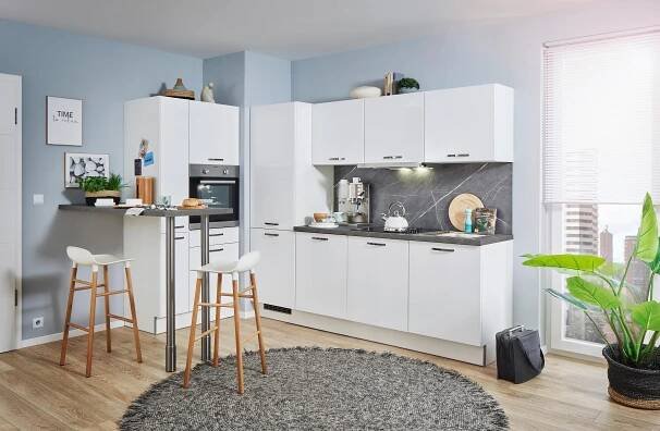 Einbauküche PN210 in Weiß
