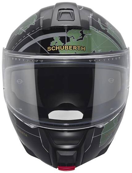 Vyklápěcí přilba SCHUBERTH C5 Globe Green | Geneze