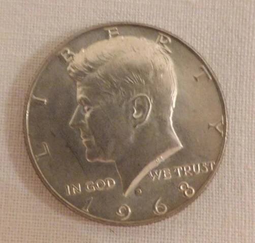 Stříbrná mince LIBERTY 1968