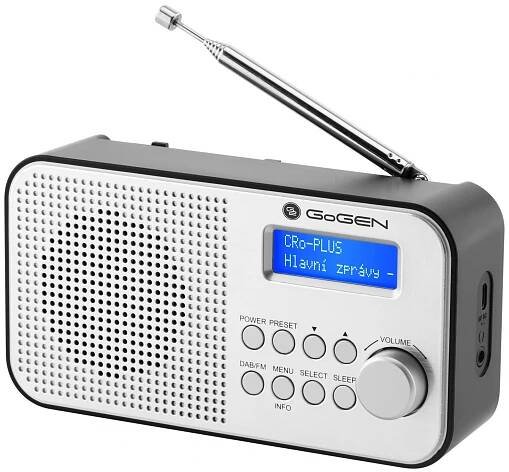 GoGEN DAB 300 N stříbrný od 849 Kč
