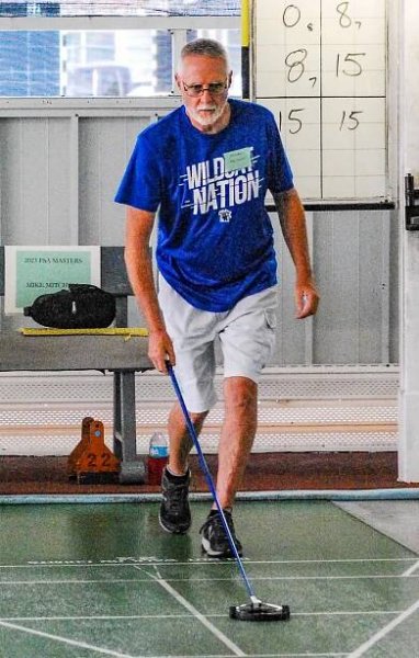 Masters First Place: Mike Mitchell - Clearwater Shuffleboard Club