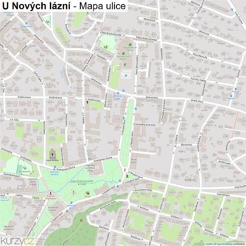U Nových lázní - mapy | Kurzy.cz