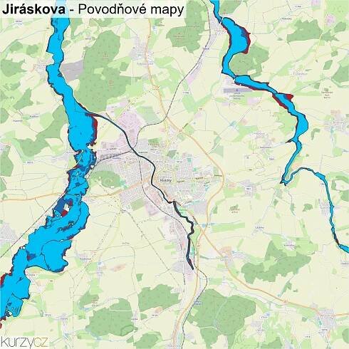 Jiráskova - mapy | Kurzy.cz