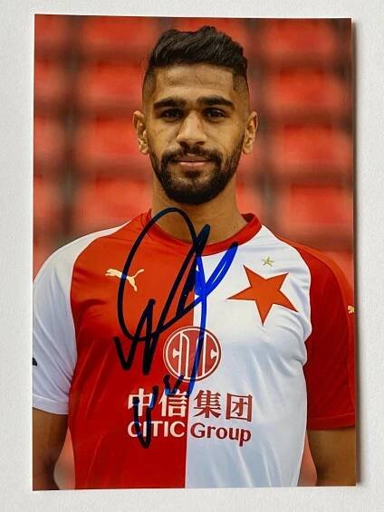 Autogram - Jusuf Hilál - SK Slavia Praha - Ostatní sběratelské předměty