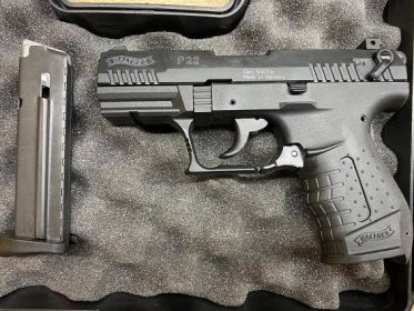 Plynová pistole UMAREX WALTHER P22 černá CAL.9mm - Sport a turistika