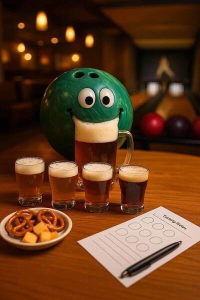 Vyberte pivo pro náš nový bowling bar