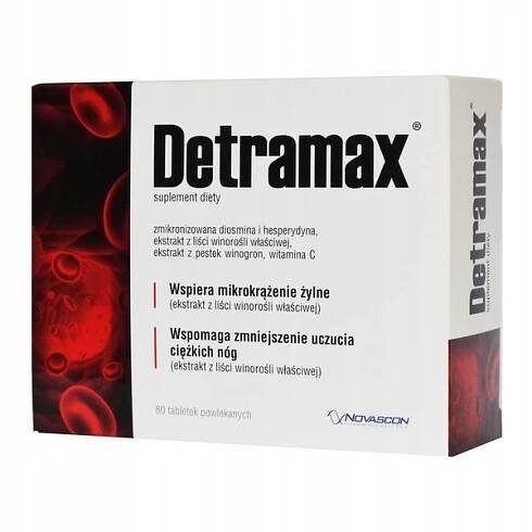 Detramax - Srdeční doplňky, prášky na hypertenzi, podpora oběhového systému - Allegro