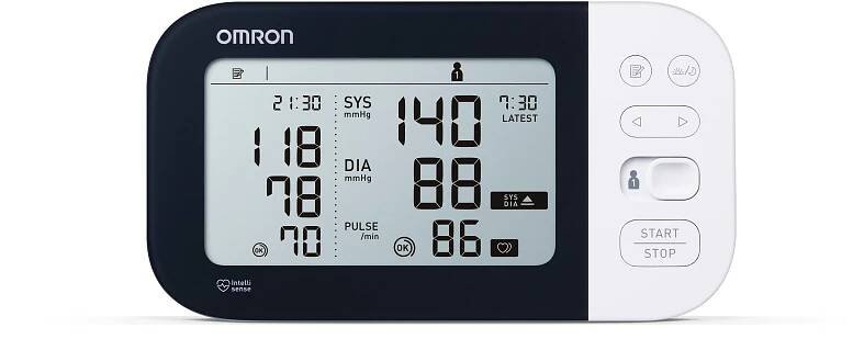 Tlakoměr OMRON M7 Intelli IT s AFib + síťový zdroj zdarma
