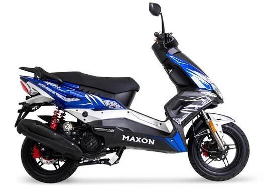 Skútr MAXON MATADOR 125 - EURO 5+, modrý