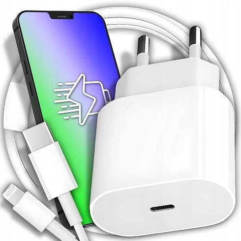 SÍŤOVÁ NABÍJEČKA 20W USB-C PRO IPHONE 11 12 13 14 PRO MAX + KABEL LIGHTNING Kód výrobce Ładowarka ULTRA 20W