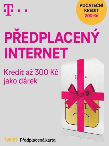 T-Mobile DATOVÁ SIM --KREDIT 200 Kč-- - Mobily a chytrá elektronika