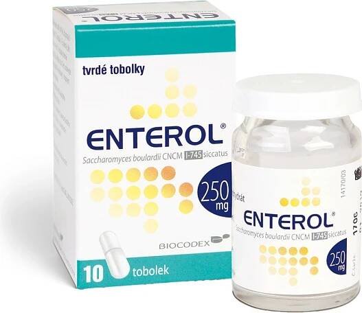 ENTEROL POR 250MG CPS DUR 10