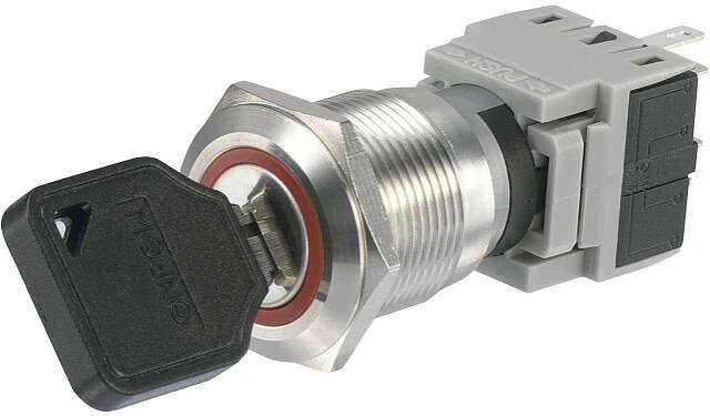 TRU COMPONENTS 704409 LAS1-BGQ-11Y/23 klíčový spínač 250 V/AC 5 A 1x vyp/(zap) 1 x 60 ° IP40 1 ks