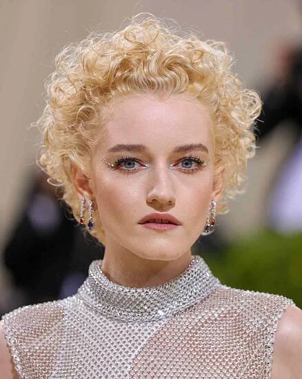 Julia Garner Coiled Pixie - InStyle Hair Trends for Curly Hair 