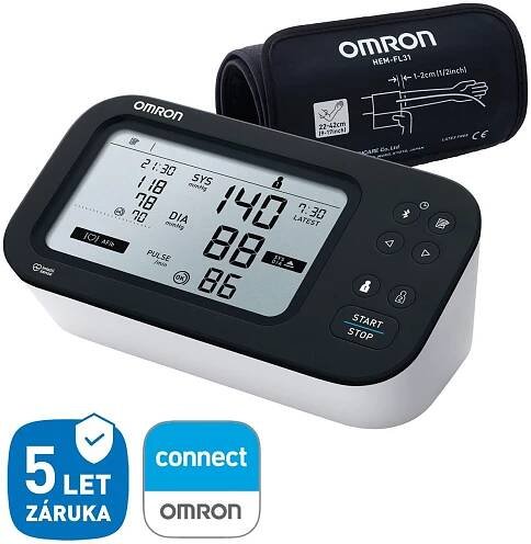 Omron M7 Intelli IT AFib, 5let záruka -tonometr dig na paži