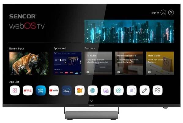 LED televize Sencor SLE 50US850TCSB