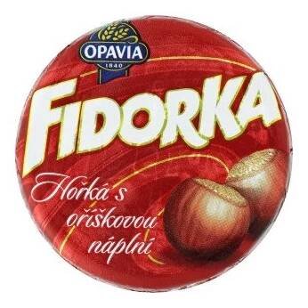 Opavia Fidorka Oplatka s lískooříškovou náplní v hořké čokoládě 30g