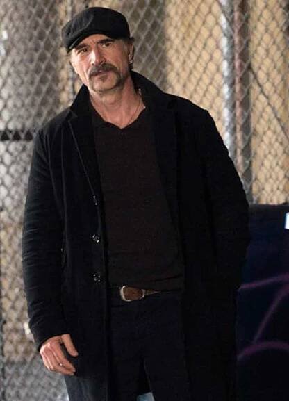 CHICAGO P.D. (ALVIN OLINSKY) ELIAS KOTEAS WOOL COAT