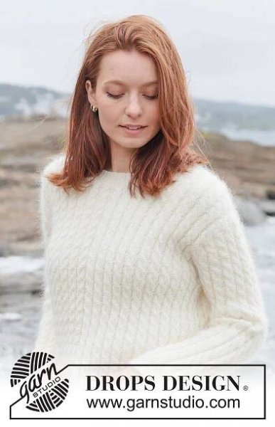 Soft Waves Sweater / DROPS 262-7 - Gratis strikkeoppskrifter fra DROPS Design