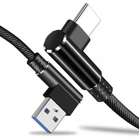 KABEL MICRO USB RYCHLÉ ÚHLOVÉ NABÍJENÍ 90°