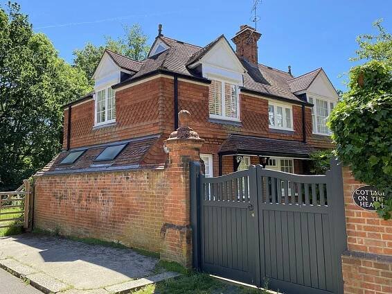 The 'Cottage on the Heath' at the Heathside entrance to Gainsborough Gardens