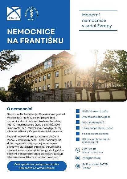 Leták Nemocnice Na Františku
