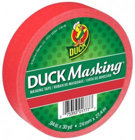 Duck Tape Red Masking Tape 24mm x 27.4m
