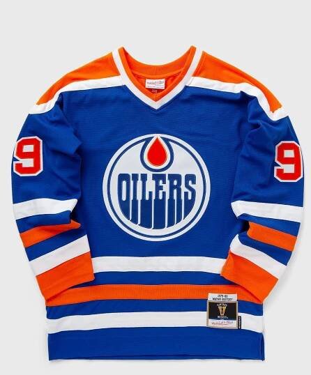 Dres Mitchell & Ness NHL Edmonton Oilers 1979 WAYNE GRETZKY #99 Jersey Modrá | JY8745-EDOROYA