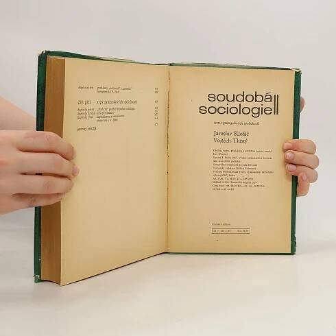 Soudobá sociologie : Teorie průmyslových společností - Jaroslav Klofáč - knihobot.cz