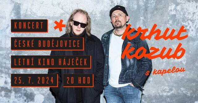 KONCERT KRHUT & KOZUB s kapelou - program a vstupenky online