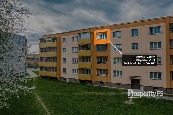 Prodej Byt 2+1, Kosmonautů, Ostrava - Zábřeh