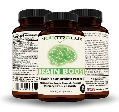NootroluxTM Brain Boost- The Best Nootropic Stack