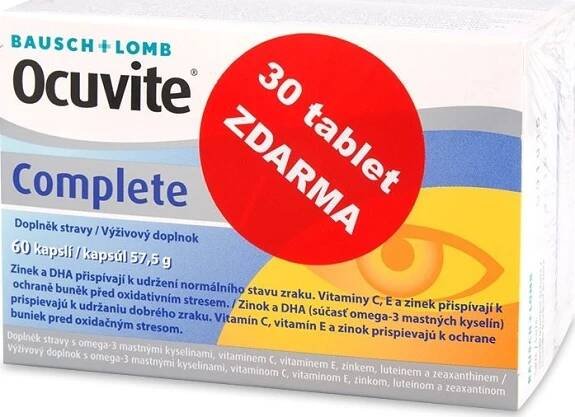 Ocuvite Complete (60 + 30 kapslí zdarma)