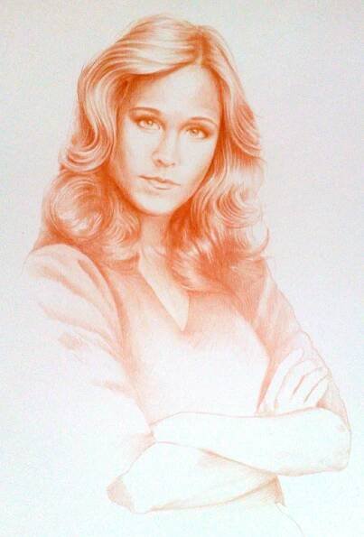 Erin Gray Jole portraits Buck Rogers 