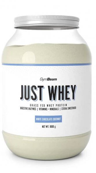 GymBeam Protein Just Whey white chocolate coconut 1000 g